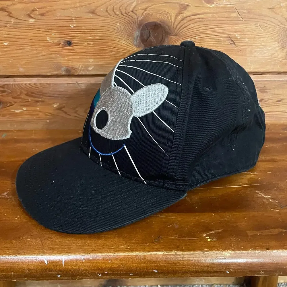 Deadmau5 Snapback Adjustable Hat Blue And Black
